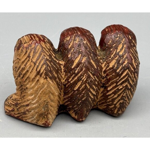 Vtg Ceramic Three Wise Monkeys Figurine Made In Japan‎ Hear No Evil See Speak - Picture 2 of 4